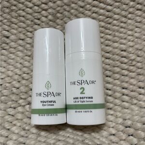 Brand new, never used set of The Spa Dr. Youthful Eye Cream & Age Defying Serum.